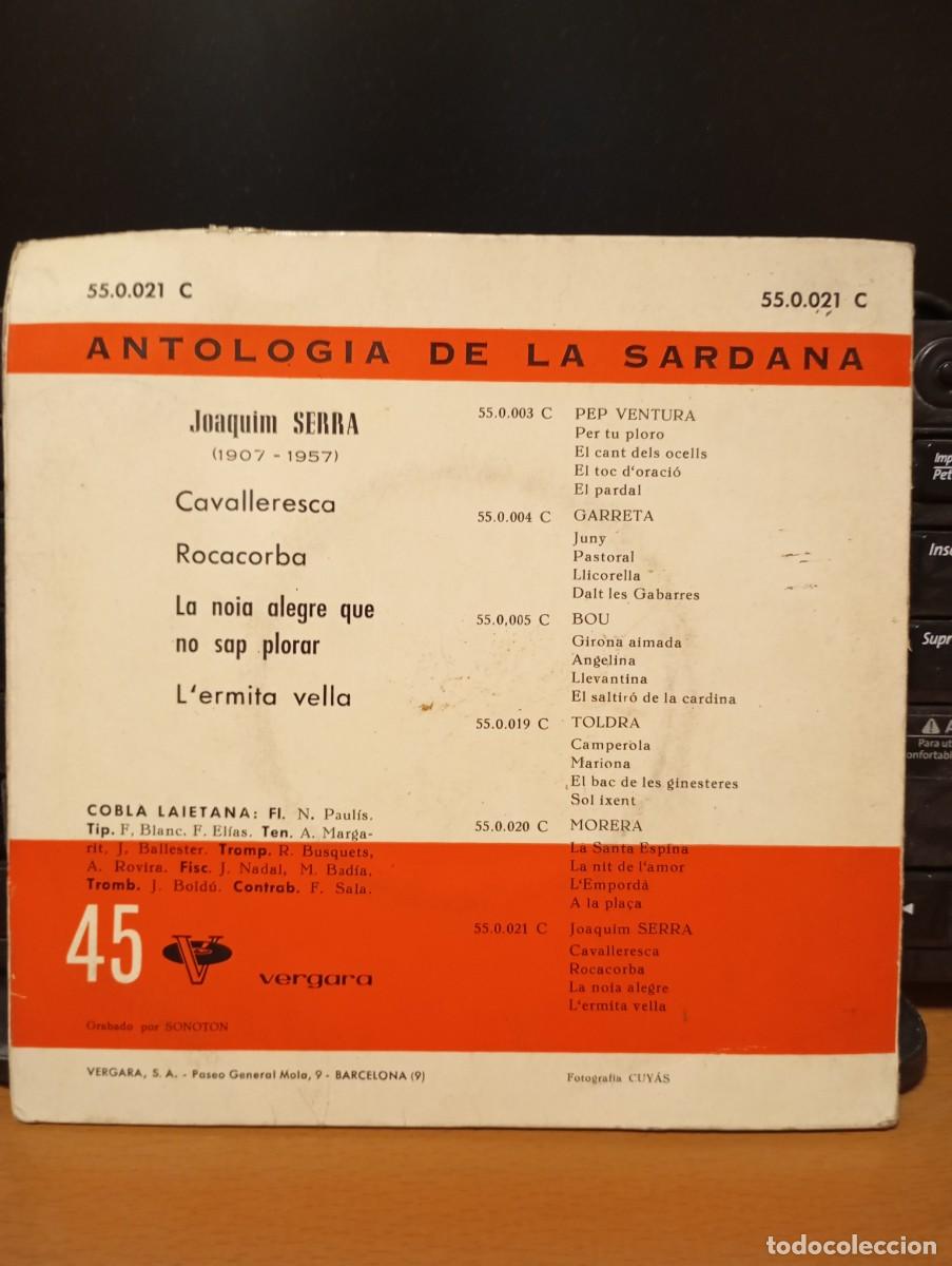 Discos de vinilo: Antolog&iacute;a de la sardana &rdquo;Joaqu&iacute;n Serra&rdquo; - Foto 2