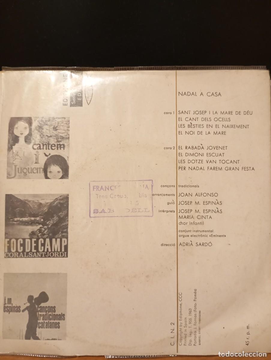 Discos de vinilo: Nadal a casa &rdquo;J.M.Espinas, Mar&iacute;a Cinta&rdquo; - Foto 2