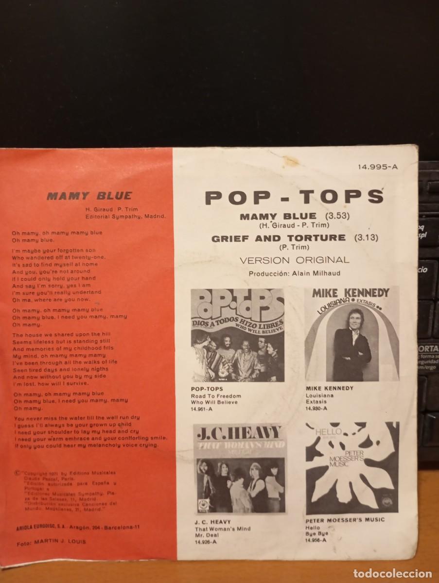 Discos de vinilo: Pop-Tops &rdquo;Mamy Blue&rdquo; - Foto 2
