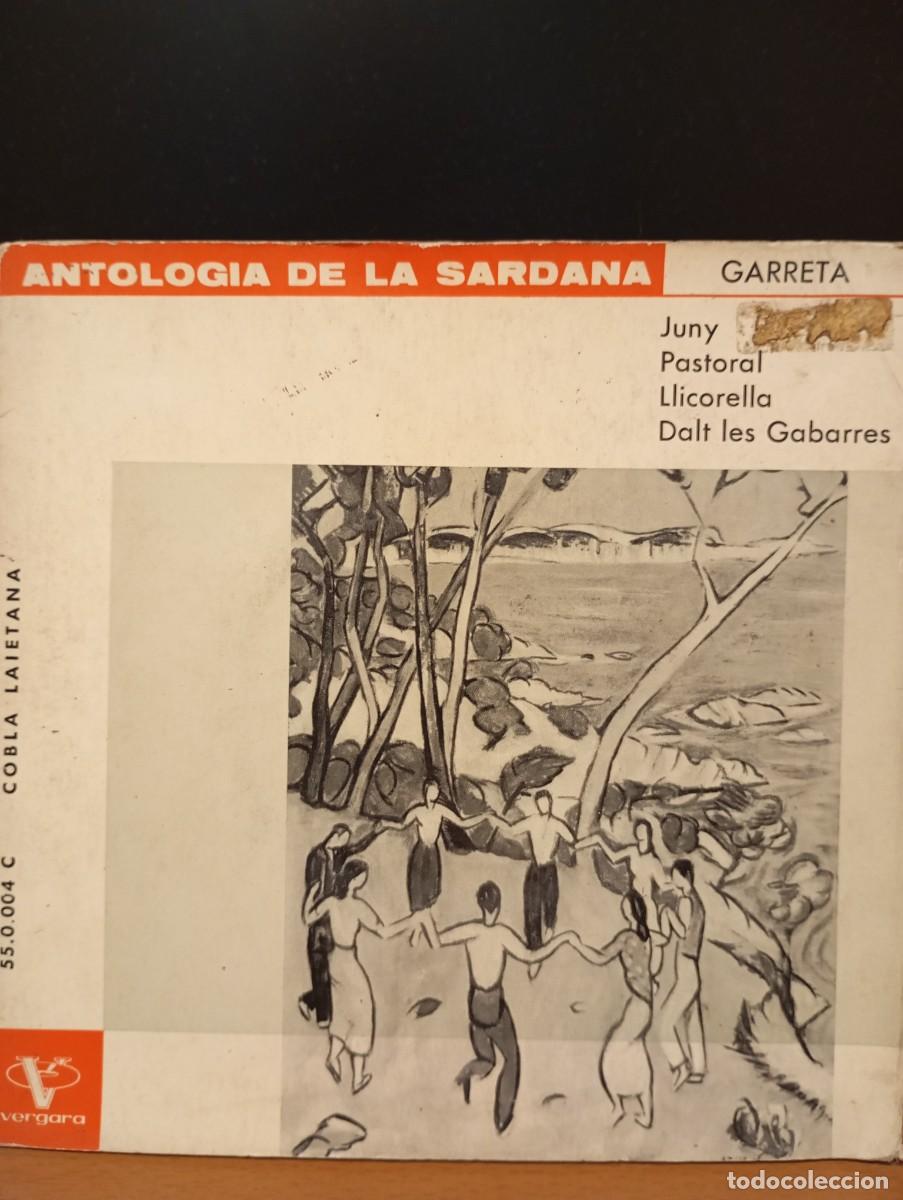 Discos de vinilo: Antolog&iacute;a de la sardana &rdquo;Garreta&rdquo; - Foto 1