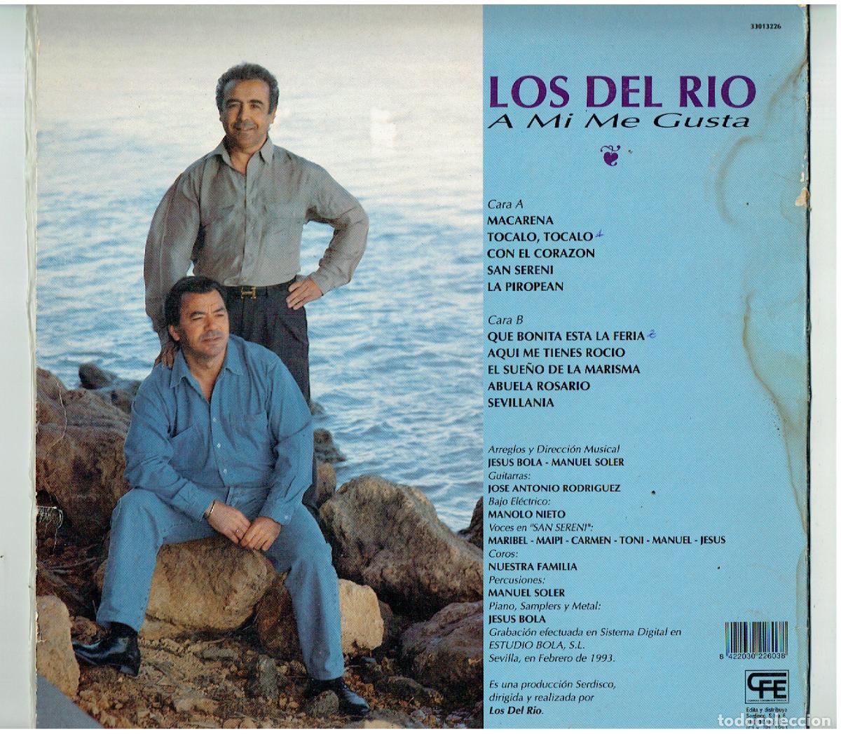 Discos de vinilo: LP. LOS DEL RIO. A MI ME GUSTA. 1993.(B/56) - Foto 2