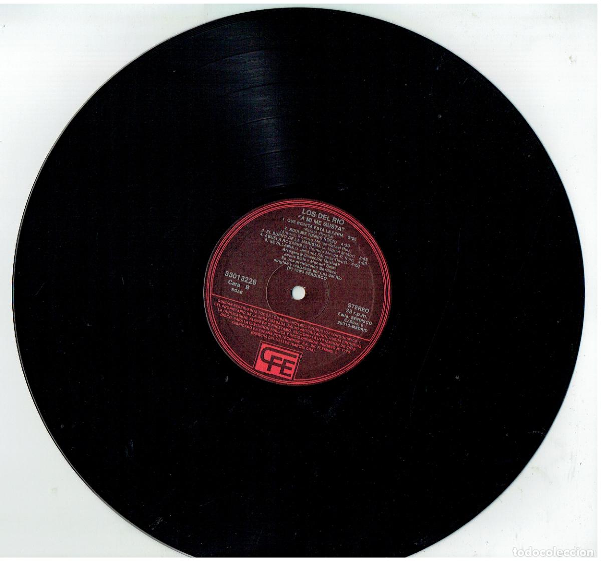 Discos de vinilo: LP. LOS DEL RIO. A MI ME GUSTA. 1993.(B/56) - Foto 3