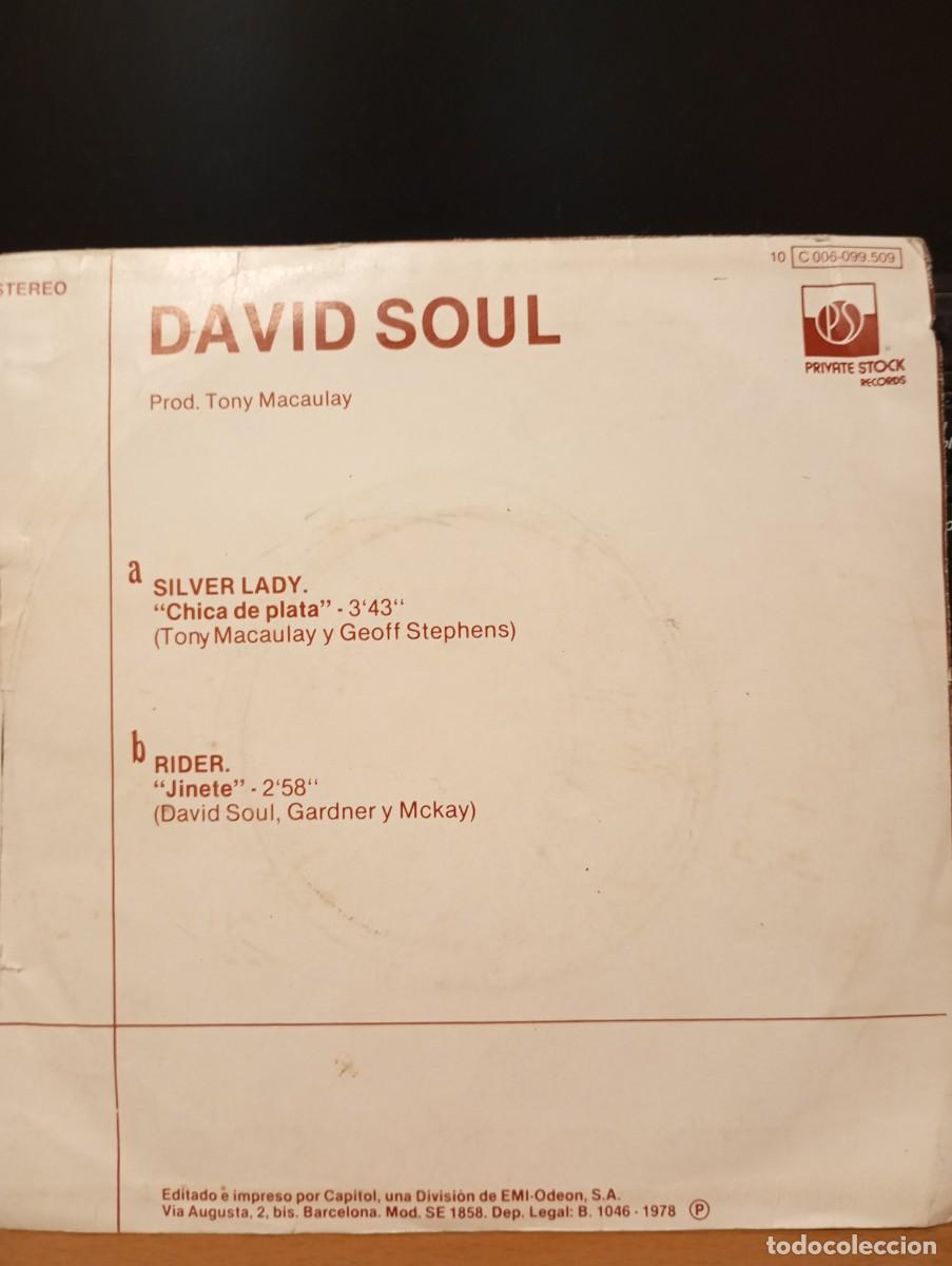 Discos de vinilo: David Soul &rdquo;silver lady&rdquo; - Foto 2