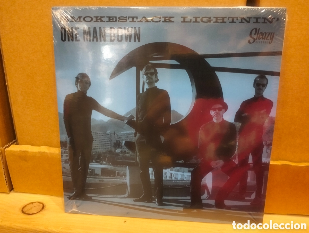 Discos de vinilo: Smokestack Lightnin &nbsp;&ndash;&nbsp;One Man Down. Single vinilo precintado - Foto 1