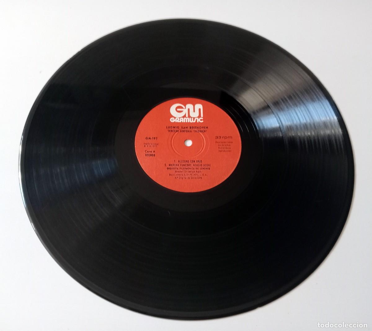 Discos de vinilo: LP BEETHOVEN - TERCERA SINFON&Iacute;A HEROICA - Foto 1