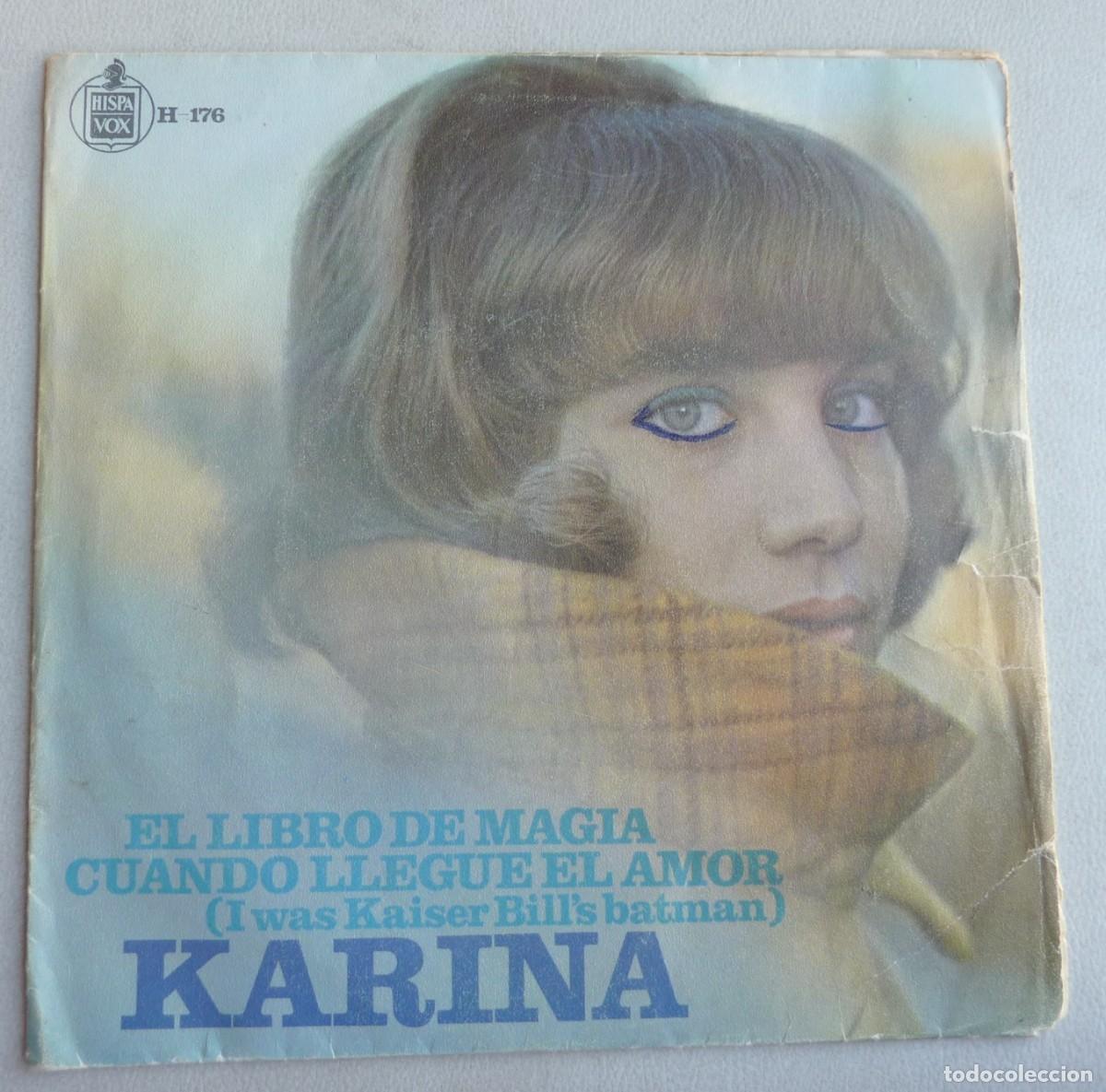 Discos de vinilo: KARINA / EL LIBRO DE MAGIA / 1967 / SINGLE - Foto 1