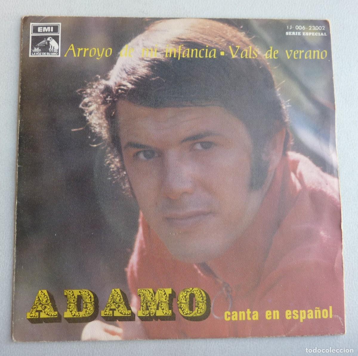 Discos de vinilo: ADAMO / ARROYO DE MI INFANCIA / 1969 / SINGLE - Foto 1