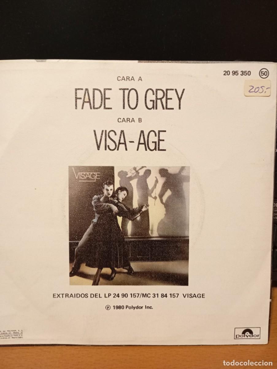Discos de vinilo: Visage &rdquo;Fade to grey&rdquo; - Foto 2