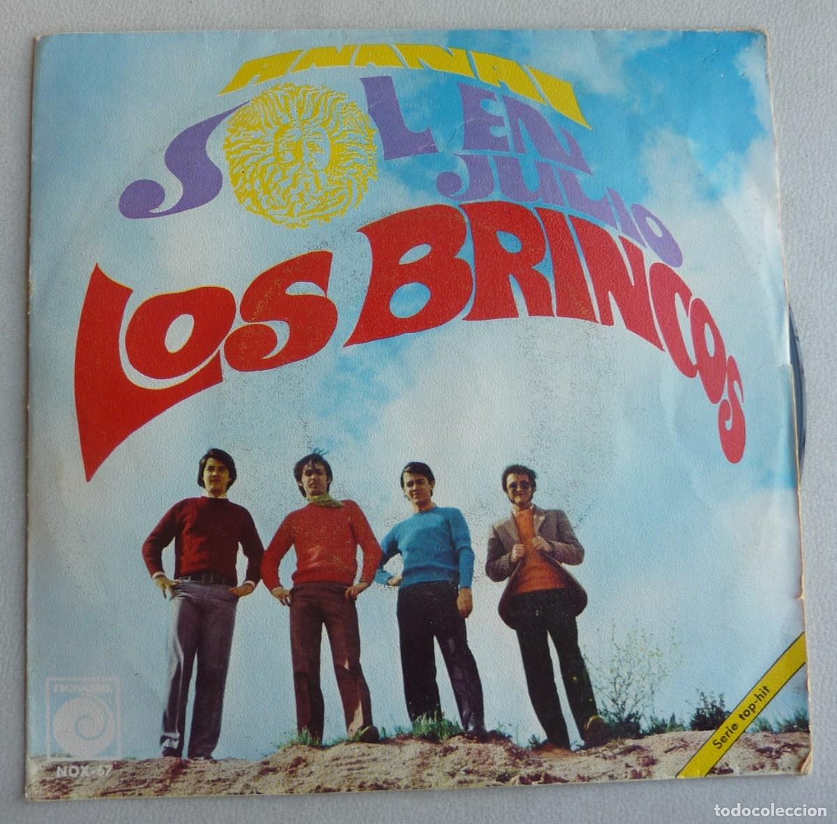 Discos de vinilo: LOS BRINCOS / SOL EN JULIO / 1968 / SINGLE - Foto 1