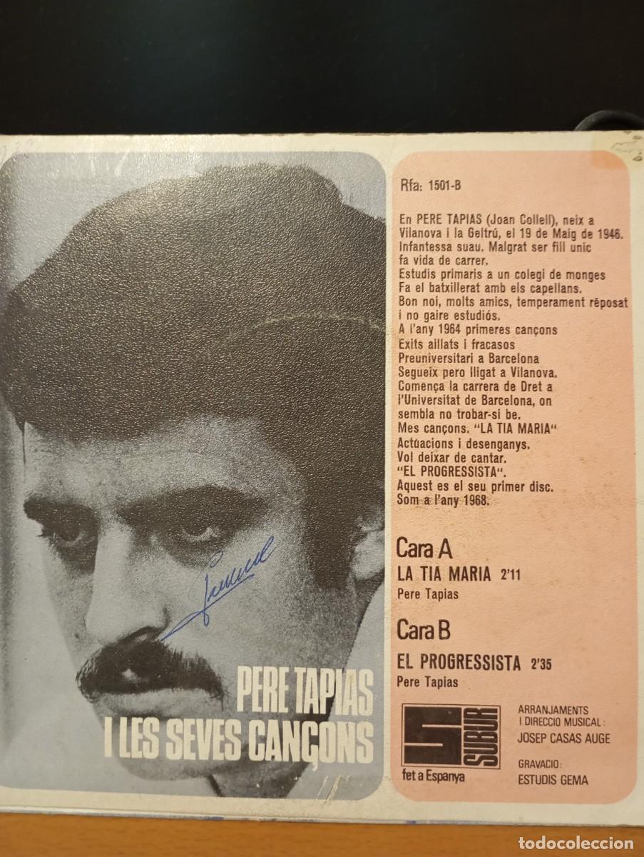 Discos de vinilo: P&eacute;rez Tapias &rdquo;la t&iacute;a Maria-el progresista&rdquo; - Foto 2
