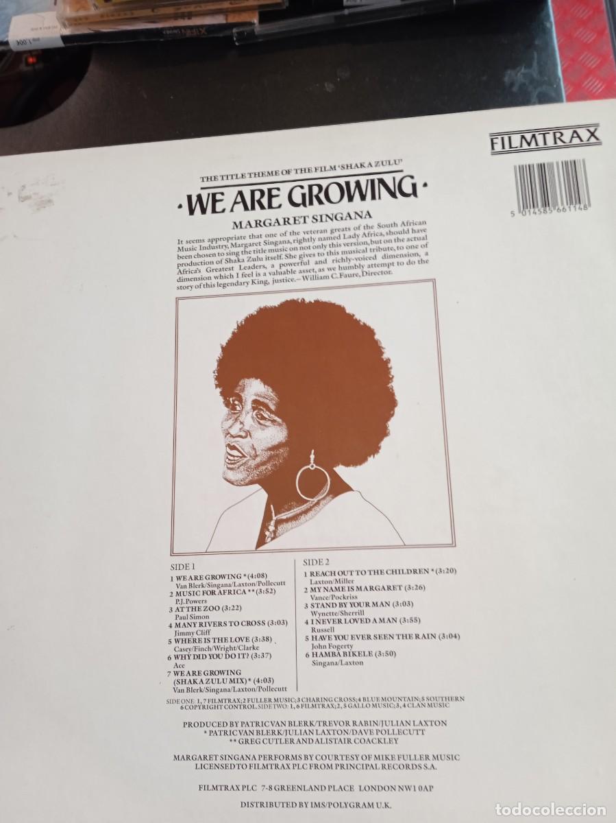 Discos de vinilo: MARGARET SINGANA- WE ARE GROWING. LP - Foto 2