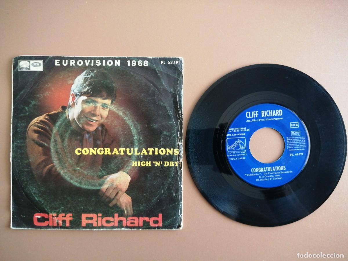 Discos de vinilo: SINGLE- CLIFF RICHARD (EUR. 1968) - Foto 1