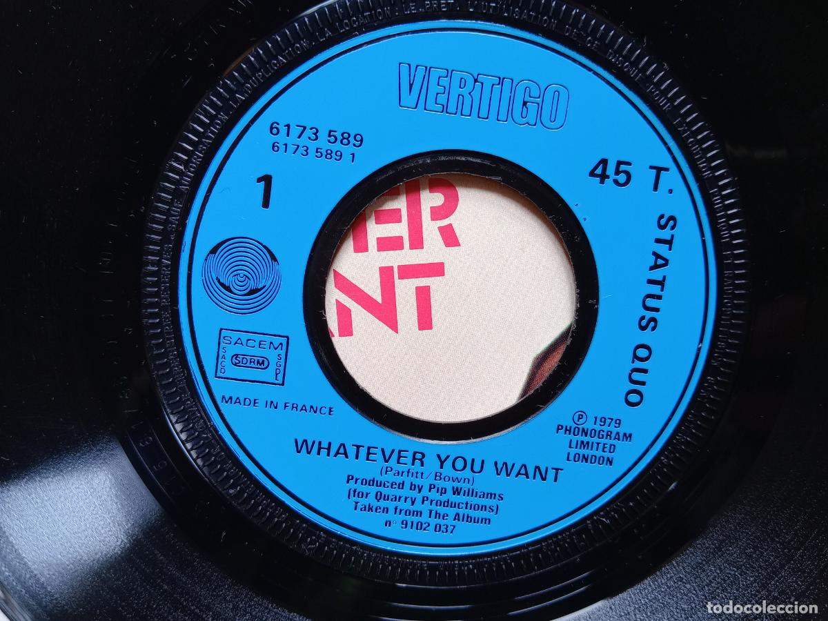 Discos de vinilo: Status Quo - whatever you want + hard ride - Foto 3
