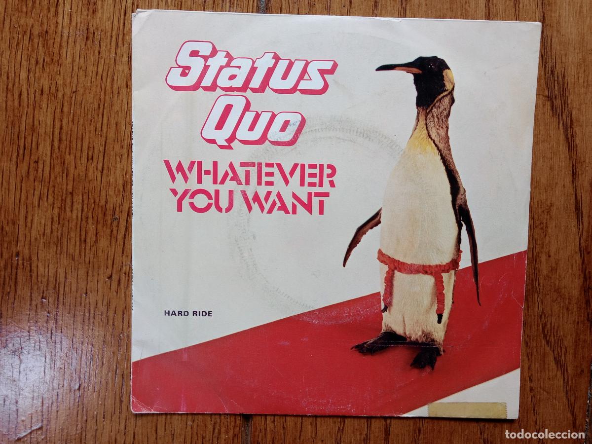 Discos de vinilo: Status Quo - whatever you want + hard ride - Foto 1