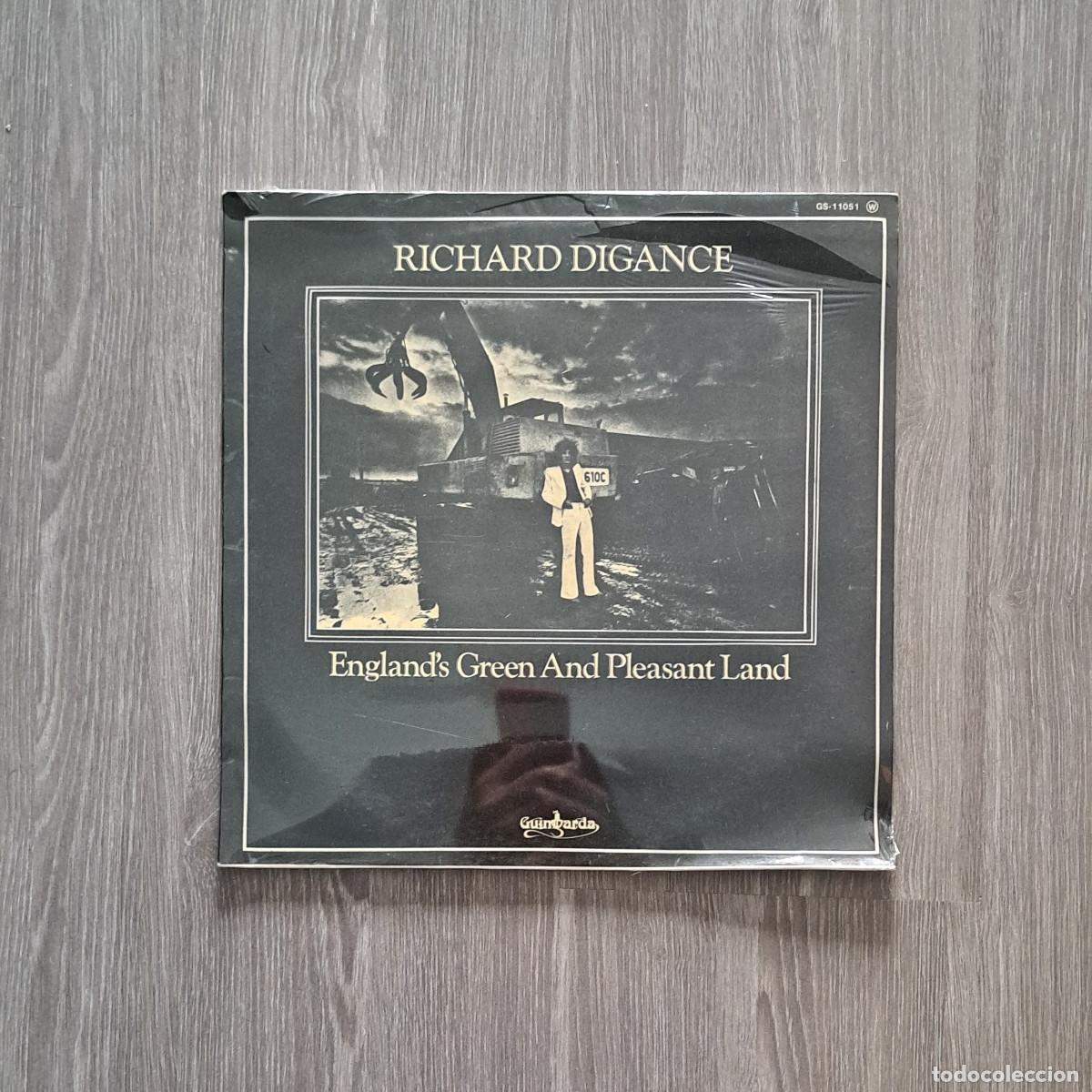 Discos de vinilo: LP vinilo Richard Digance - Englands Green and Pleasant land - Foto 1