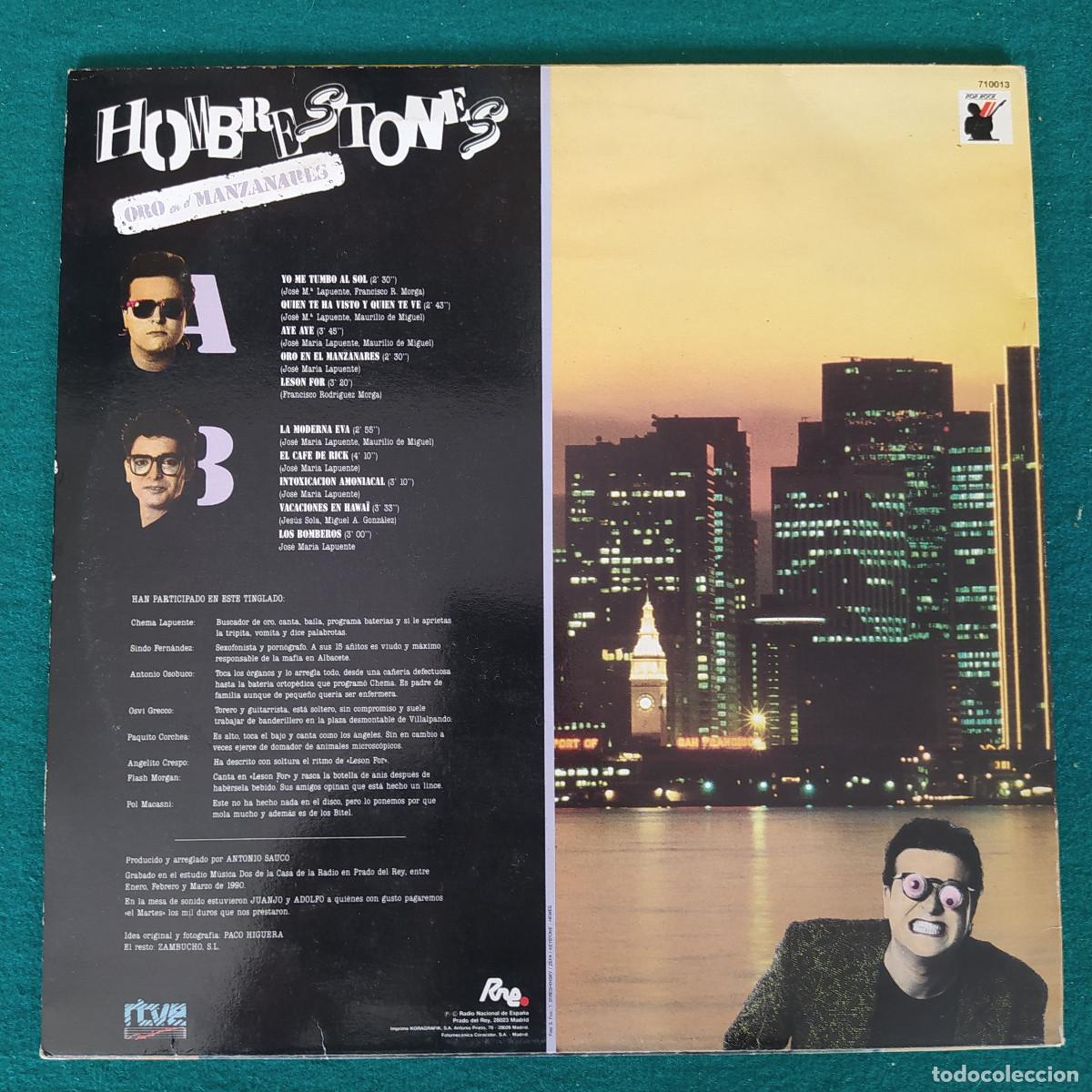 Discos de vinilo: Hombrestones &ndash; Oro En El Manzanares - Foto 2