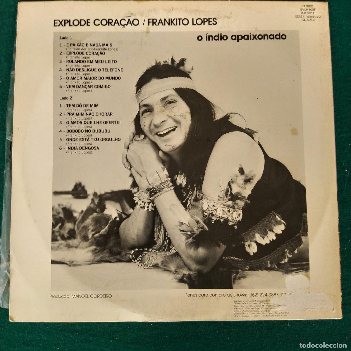Discos de vinilo: Frankito Lopes &ndash; Explode Cora&ccedil;&atilde;o - Foto 2