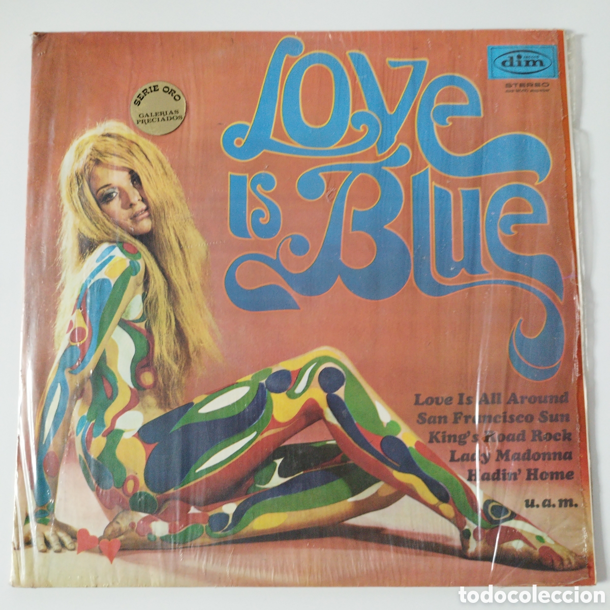 Discos de vinilo: VINILO LP / LOVE IS BLUE / SPOTS / PETARDS / 101 STRINGS / 1969 / DIM RECORDS / ESPA&Ntilde;A
