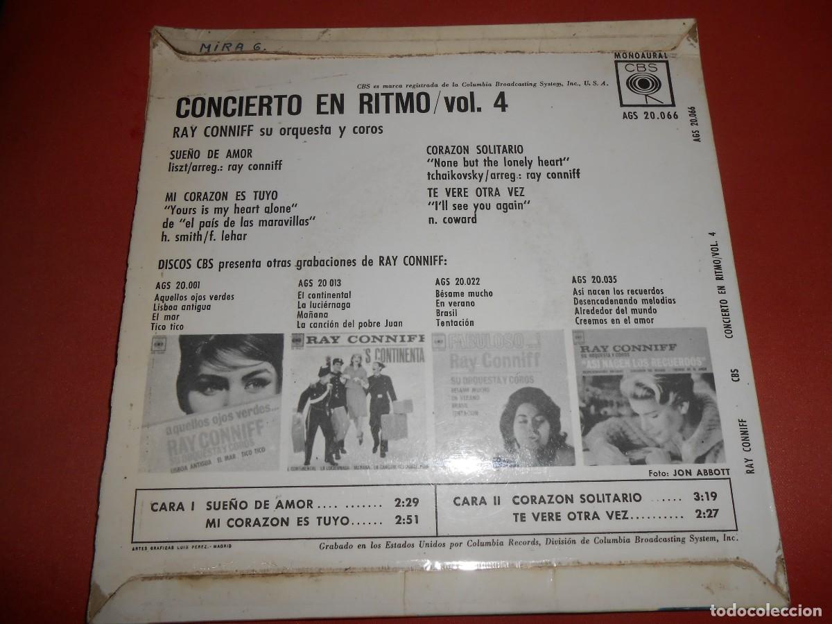 Discos de vinilo: RAY CONNIFF Su Orquesta y Coros -Vol. 6 - Foto 2