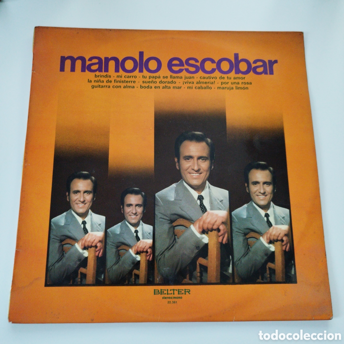 Disques de vinyle: VINILO LP / MANOLO ESCOBAR / EXITOS / 1971 / BELTER / ESPA&Ntilde;A
