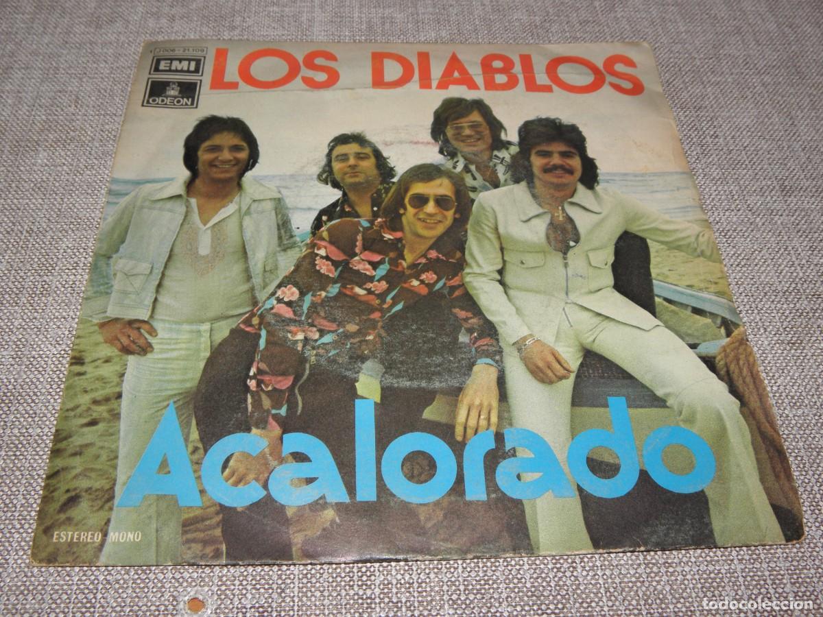 Discos de vinilo: LOS DIABLOS - ACALORADO - SINGLE 1974 - Foto 1
