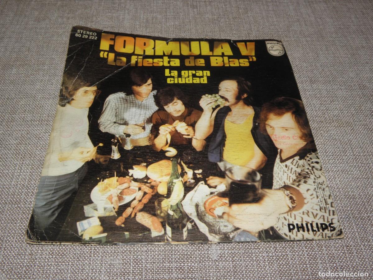 Discos de vinilo: FORMULA V - LA FIESTA DE BLAS SINGLE 1974 - Foto 1