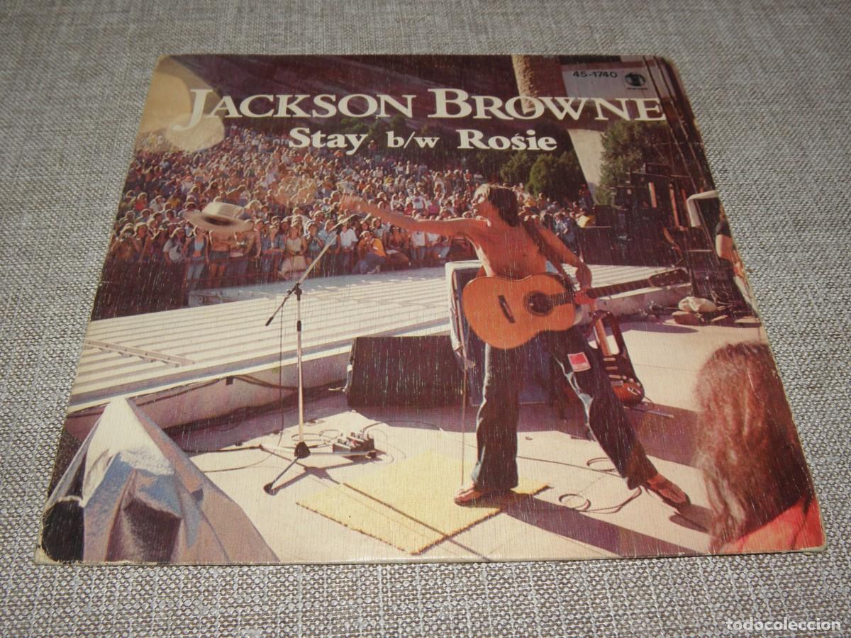 Discos de vinilo: JACKSON BROWNE - STAY / ROSIE - SINGLE - 1978 - Foto 1