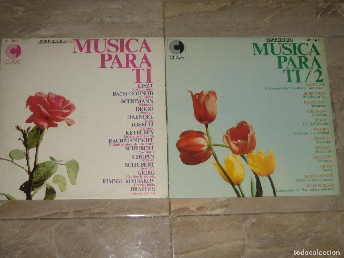Discos de vinilo: DISCOFERTA - MUSICA PARA TI - NUMEROS 1 Y 2 - Foto 1