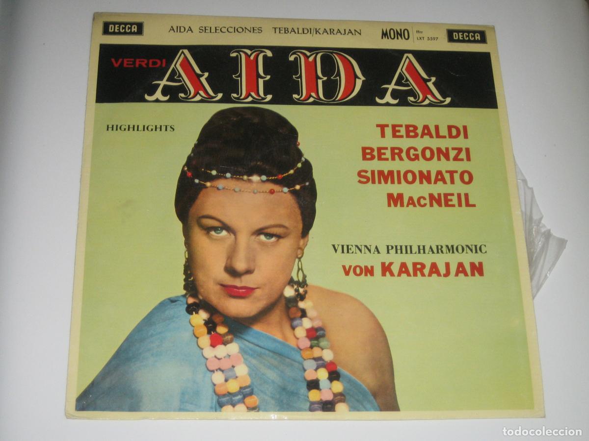 Discos de vinilo: DISCOFERTA - AIDA - TEBALDI - ED. ESP. 1961 - BUEN ESTADO - Foto 1