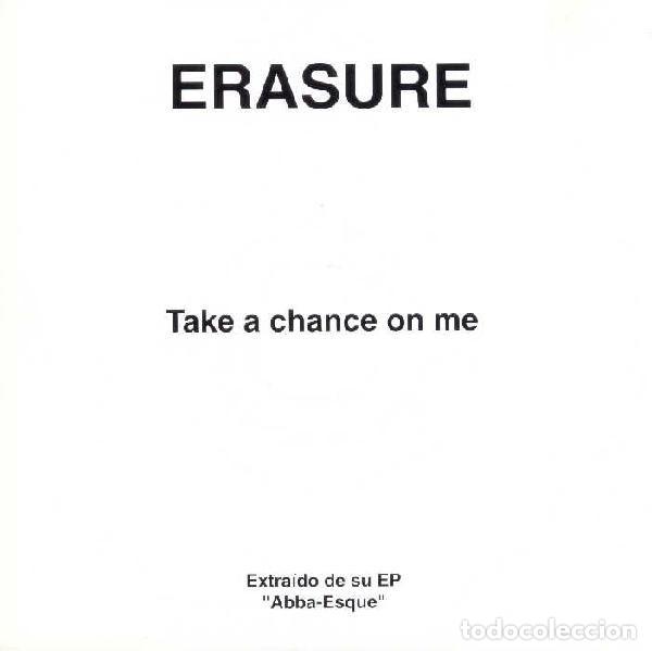 Discos de vinilo: Erasure &ndash; Take A Chance On Me - PROMO - Foto 1