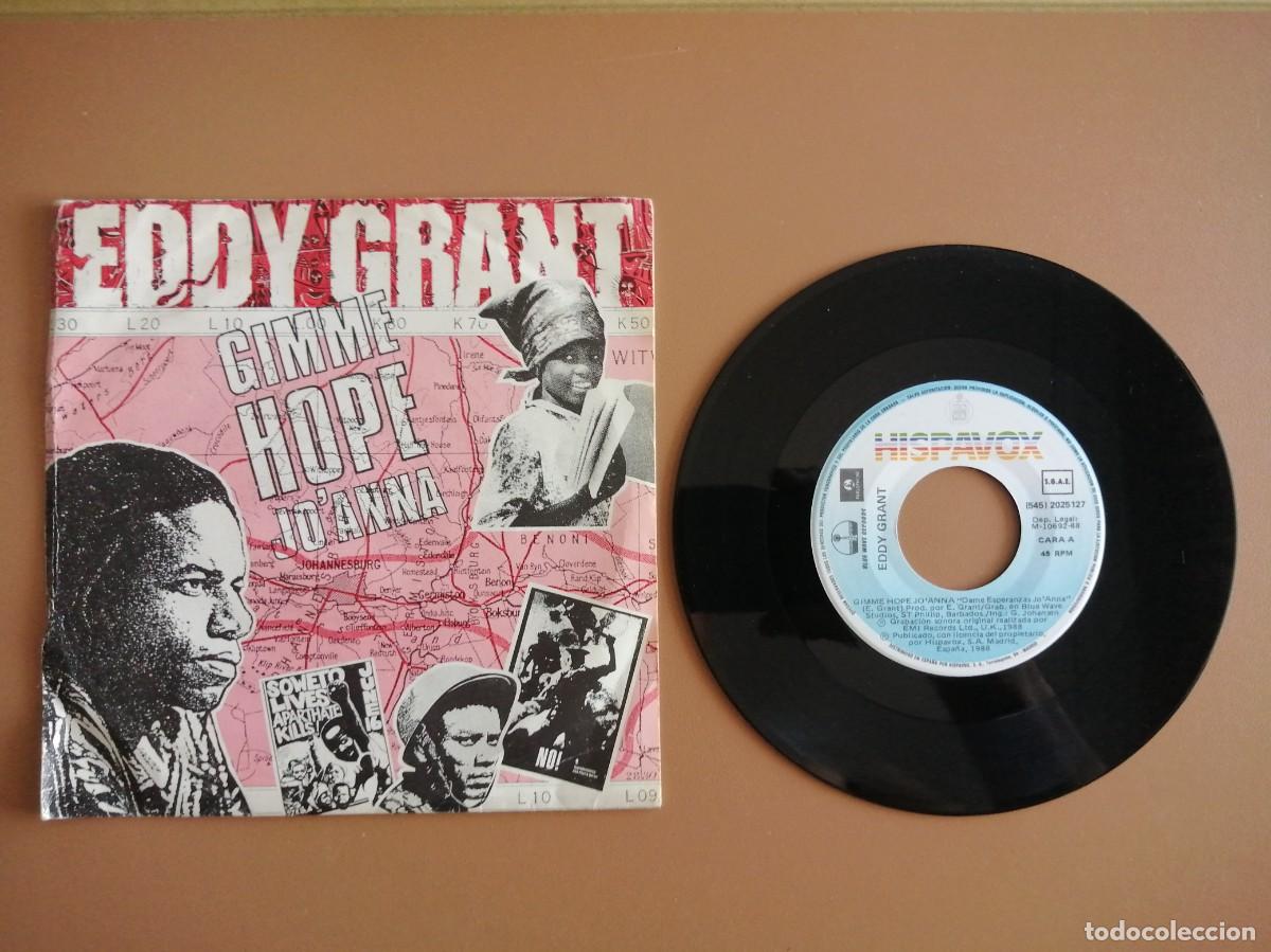 Discos de vinilo: SINGLE- EDDY GRANT (GIMME HOPE JOANNA) - Foto 1