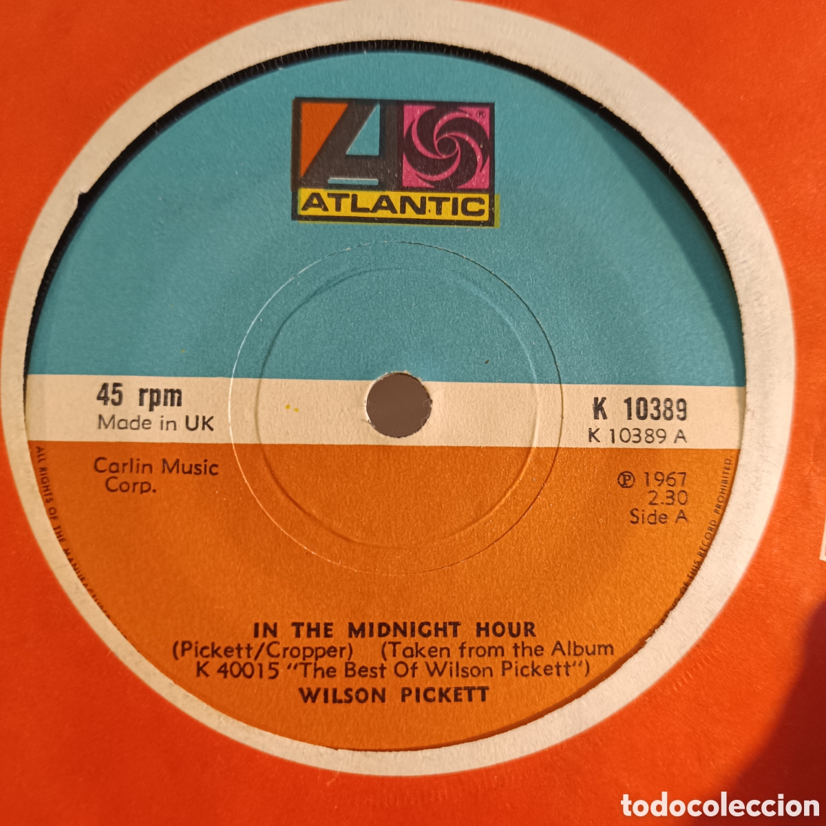 Discos de vinilo: Wilson Pickett &lrm;&ndash; In The Midnight Hour - Foto 2