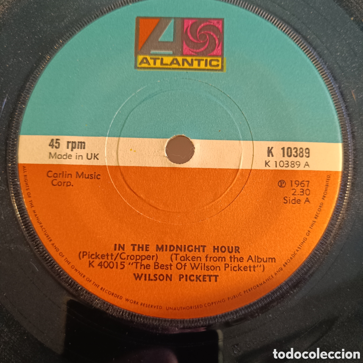 Discos de vinilo: Wilson Pickett &lrm;&ndash; In The Midnight Hour - Foto 1