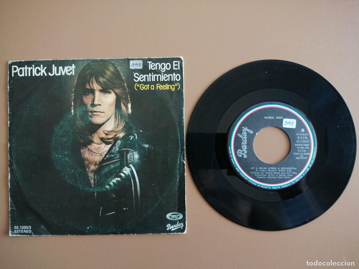 Discos de vinilo: SINGLE- PATRICK JUVET (TENGO EL SENTIMIENTO) - Foto 1