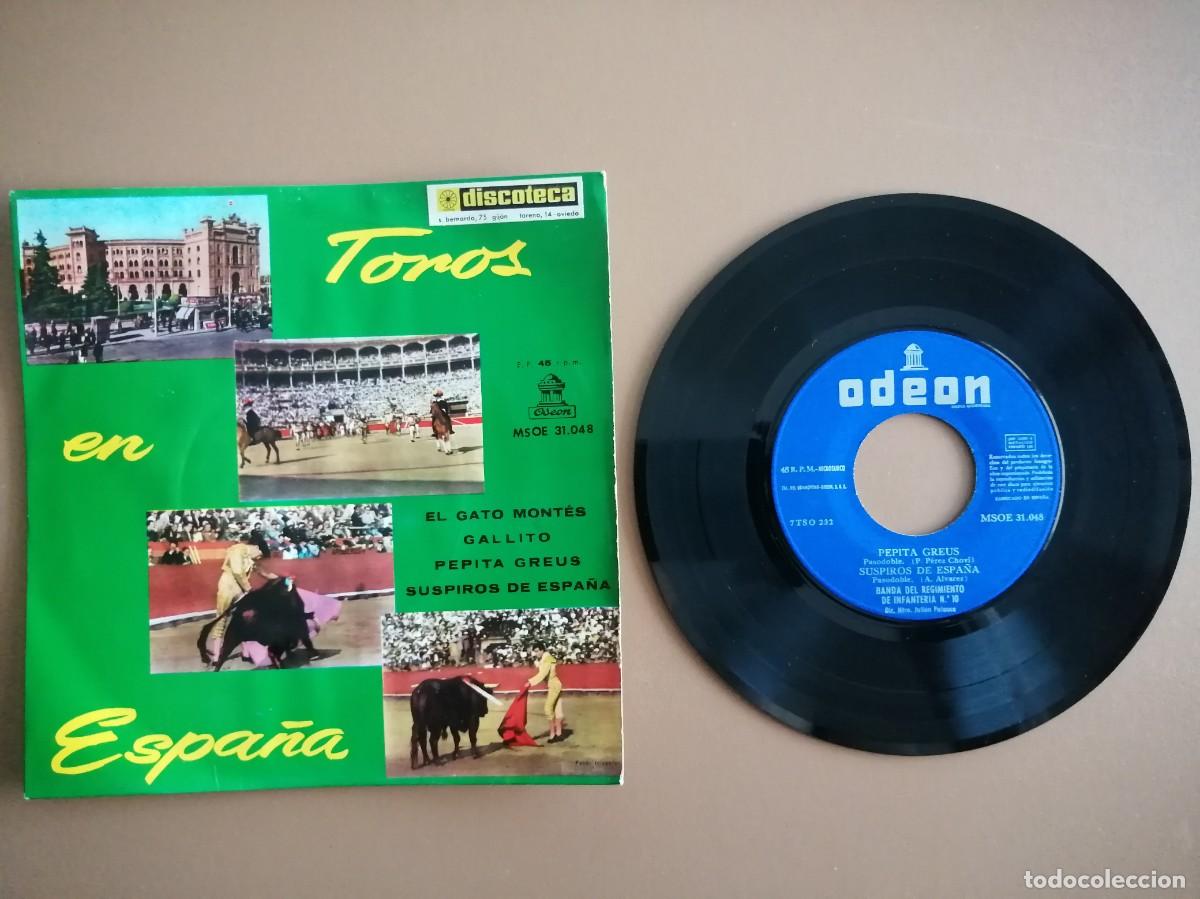 Discos de vinilo: SINGLE- TOROS EN ESPA&Ntilde;A (4 CANCIONES) - Foto 1