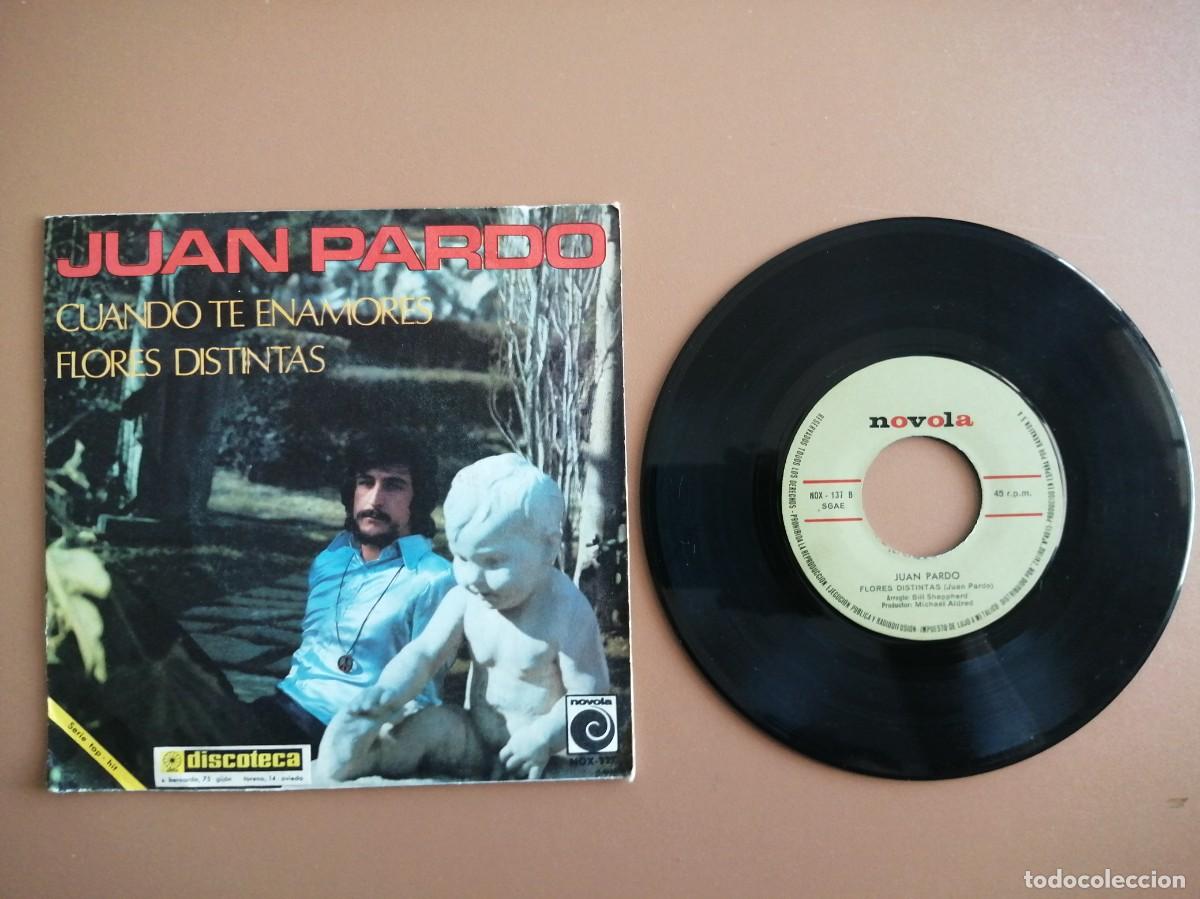 Discos de vinilo: SINGLE- JUAN PARDO (CUANDO TE ENAMORES) - Foto 1