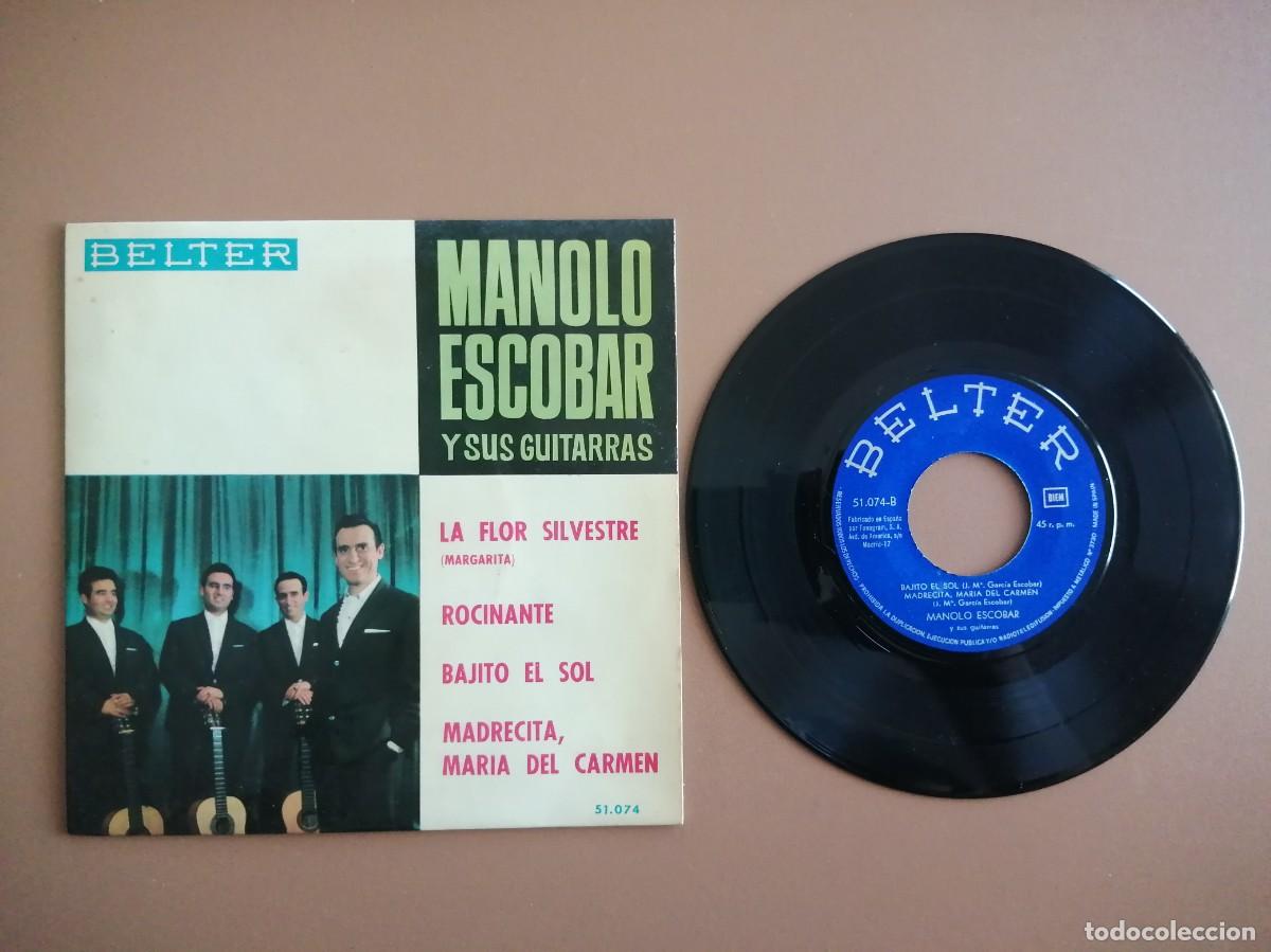 Discos de vinilo: SINGLE- MANOLO ESCOBAR (4 CANCIONES) - Foto 1
