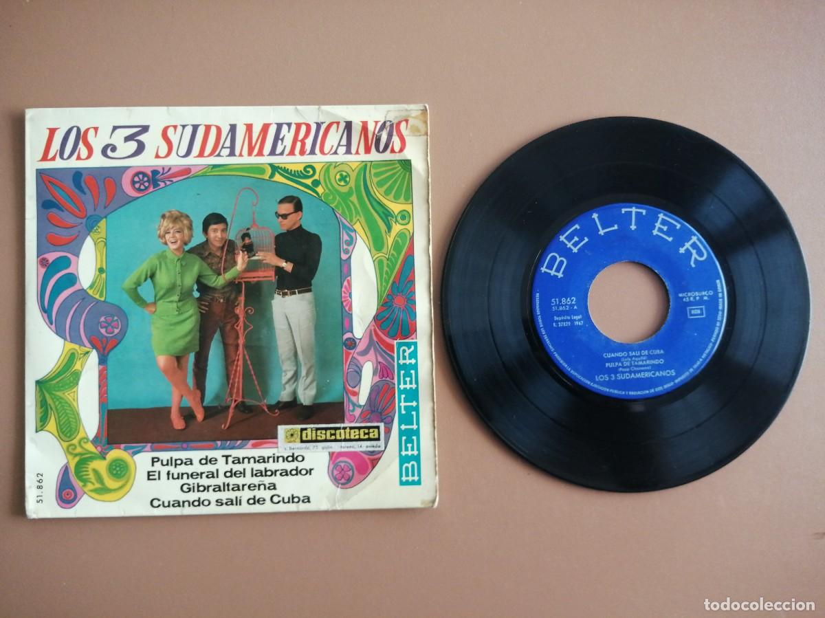 Discos de vinilo: SINGLE- LOS 3 SUDAMERICANOS (4 CANCIONES) - Foto 1