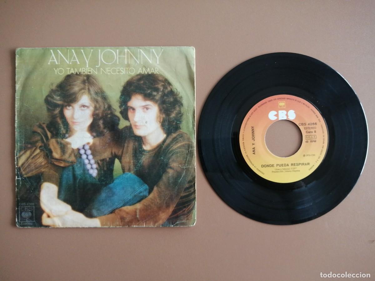 Discos de vinilo: SINGLE- ANA Y JOHNNY - Foto 1