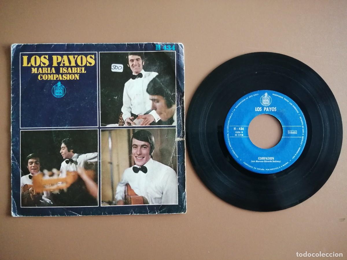 Discos de vinilo: SINGLE- LOS PAYOS (MAR&Iacute;A ISABEL) - Foto 1