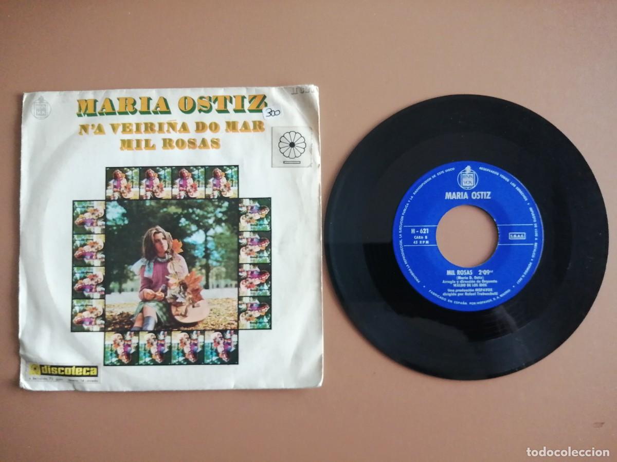 Discos de vinilo: SINGLE- MAR&Iacute;A OSTIZ (MIL ROSAS) - Foto 1