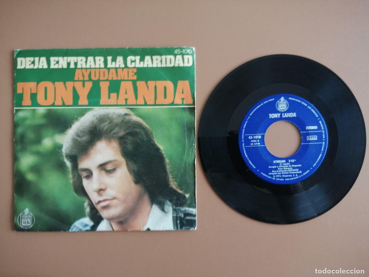 Discos de vinilo: SINGLE- TONNY LANDA (AY&Uacute;DAME) - Foto 1