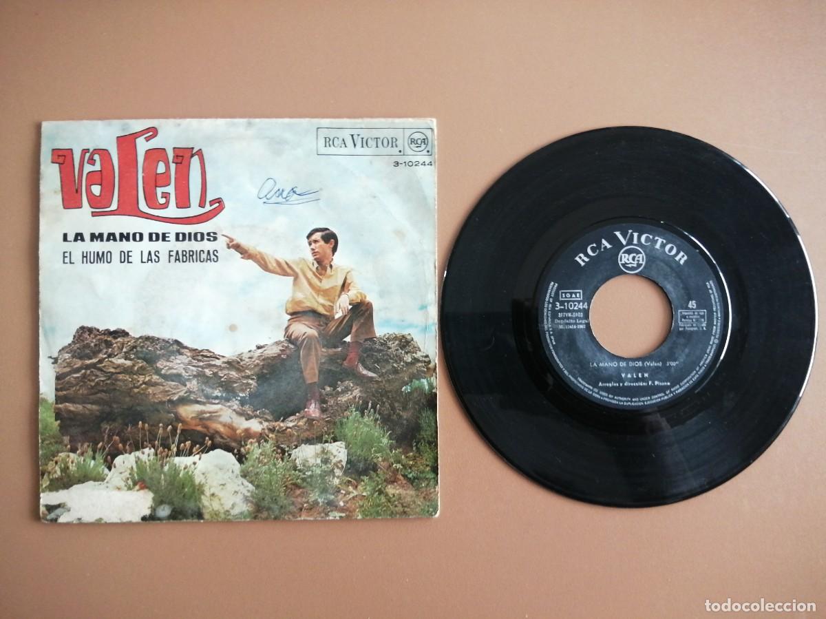 Discos de vinilo: SINGLE- VALEN (LA MANO DE DIOS) - Foto 1