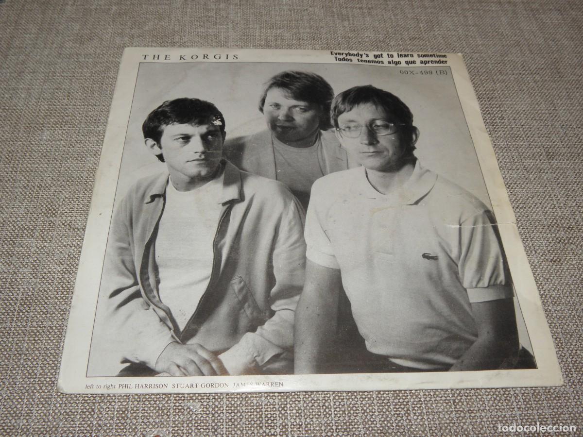 Discos de vinilo: THE KORGIS - EVERYBODYS GOT TO LEARN SOMETIME - SINGLE - 1981 - Foto 1