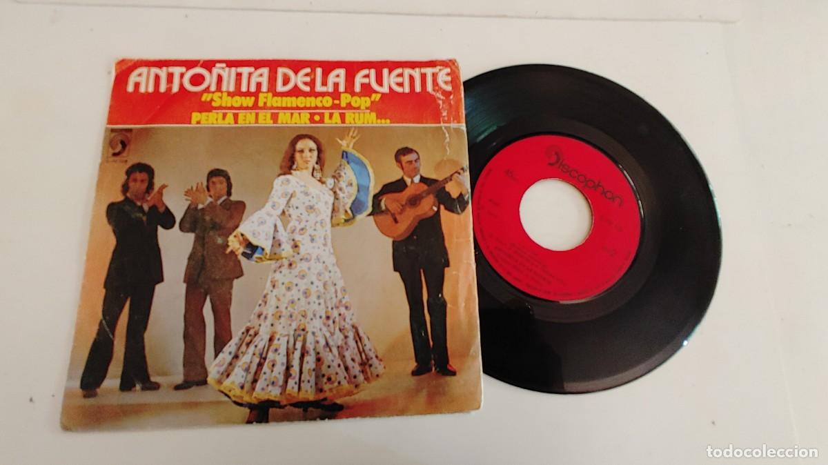 Discos de vinilo: ANTO&Ntilde;ITA DE LA FUENTE-SINGLE PERLA EN EL MAR - Foto 1