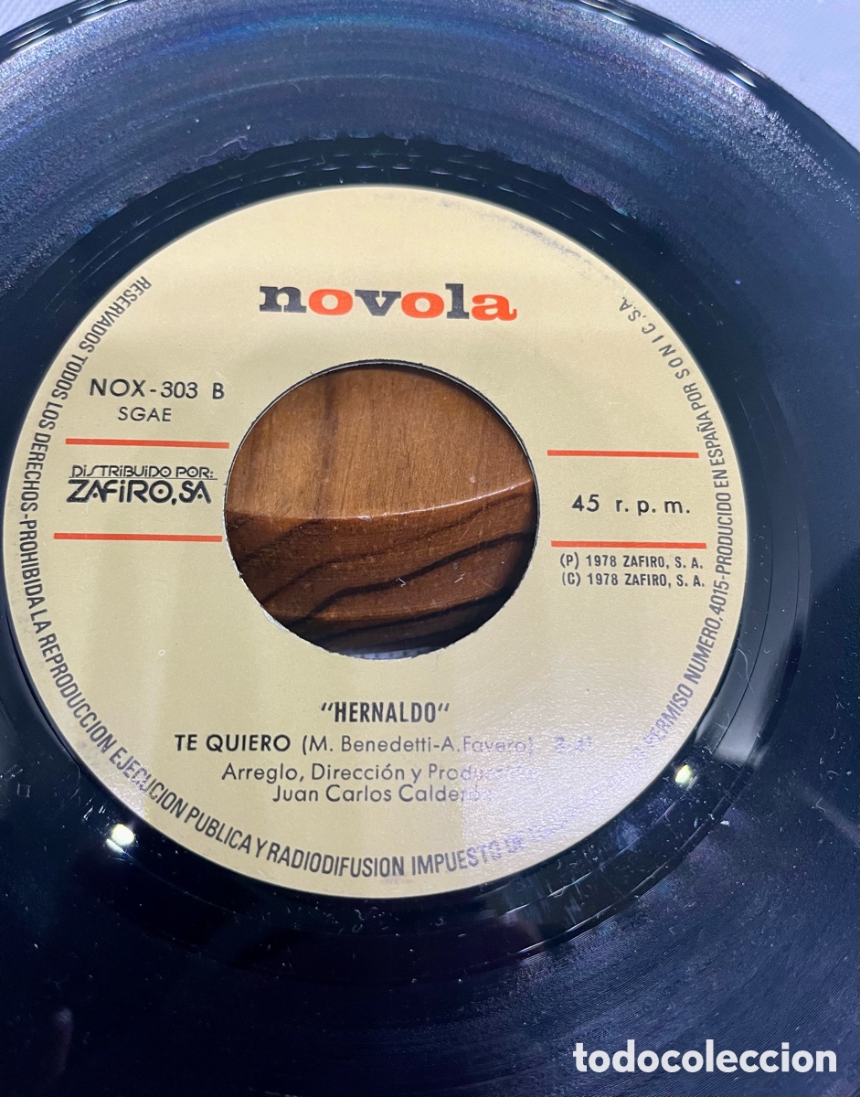 Discos de vinilo: VINILO &ldquo; HERNALDO &ldquo; 1978 , SOLO EL DISCO - Foto 4