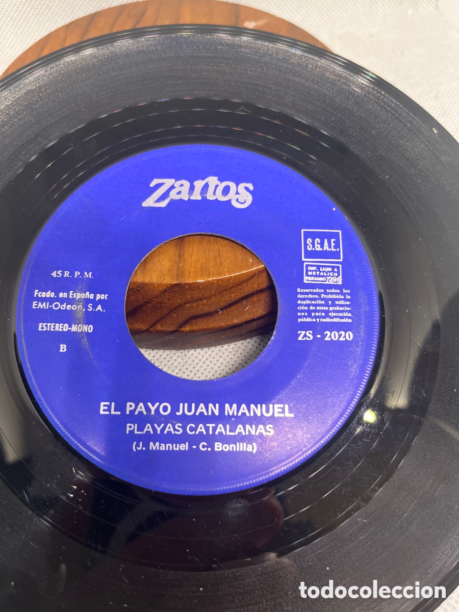 Discos de vinilo: VINILO EL PAYO JUAN DE MANUEL 1975 - Foto 3