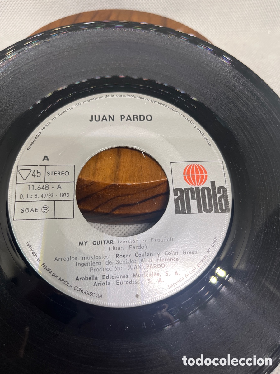 Discos de vinilo: VINILO JUAN PARDO 1973 - Foto 3