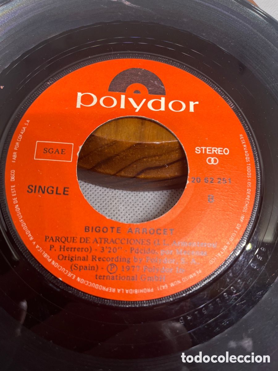 Discos de vinilo: VINILO BIGOTE ARROCET 1977 - Foto 2