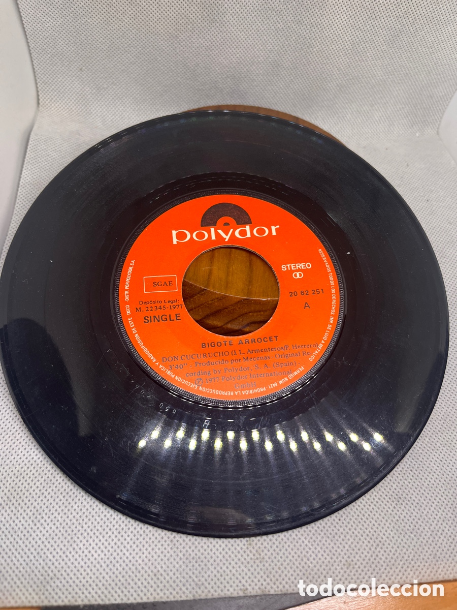 Discos de vinilo: VINILO BIGOTE ARROCET 1977 - Foto 3
